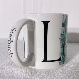 Vintage 2002 Starbucks London City Mug Collection Series Big Ben Ceramic Mug